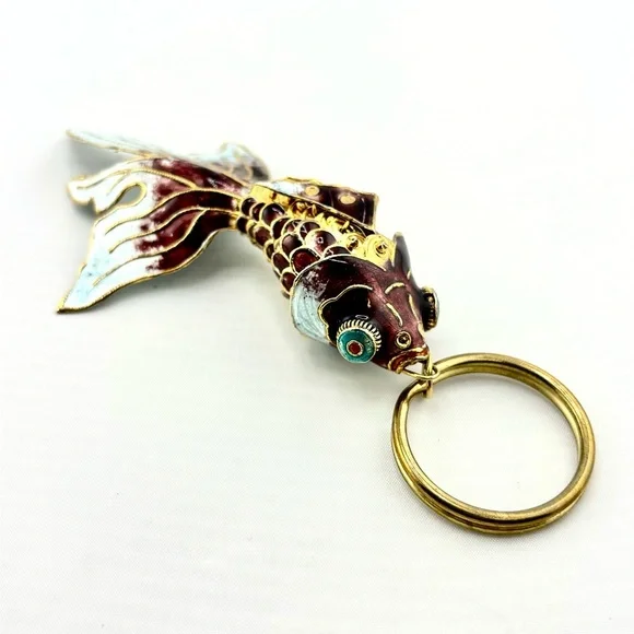 Boho & Spiritual Keychain MEGA Bundle - Lot of 5 (Koi, Elephant, Stone) - Picture 12 of 14